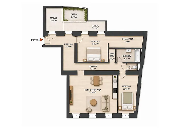 Luxury Center Apartment *